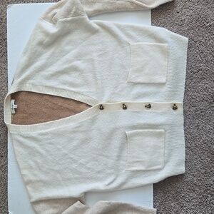 Madewell women's button up sweater size M